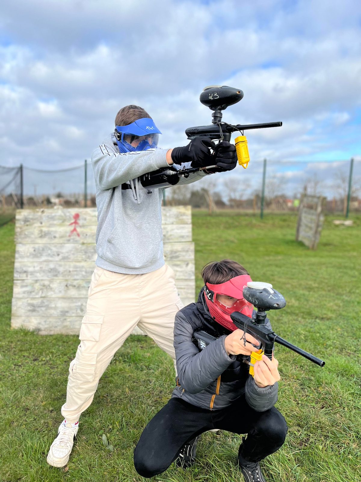 Partie de paintball sur l'un des terrains de Team Square