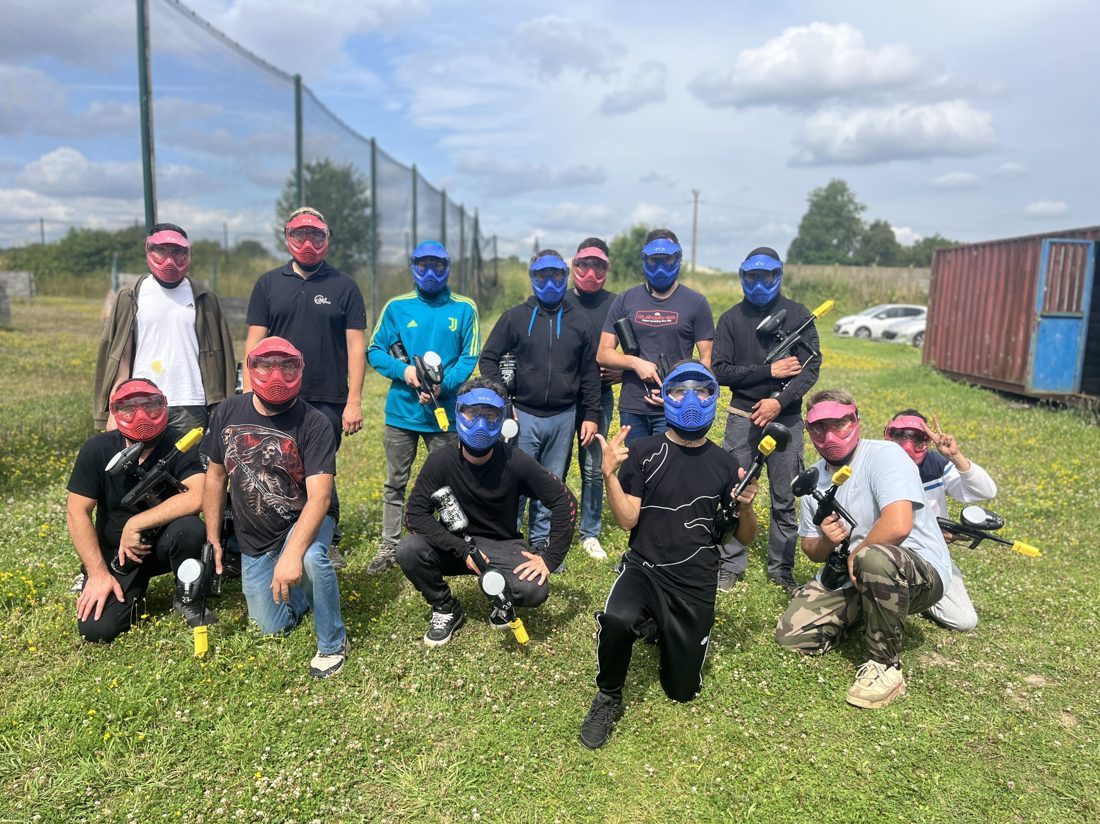 Session de paintball chez Team Square